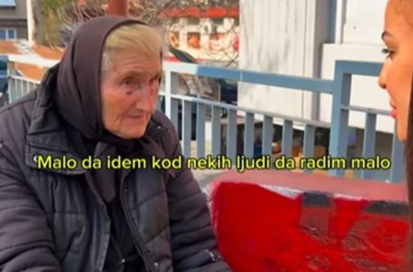 Baka Borka u crnini prodaje povrće da napravi kćerki spomenik