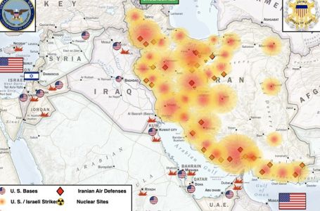 Pentagon objavio kartu: "Ovo je prvih 10 dana operacije Epski bijes"