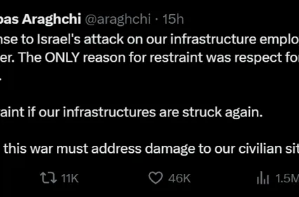 Iran upozorava: Nećemo se suzdržavati u slučaju novih napada