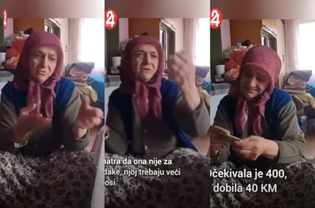 Baka odbila donaciju od 40 KM: „Šta si mi ovo donio? Ovo je sramota. Mislila sam da ima 400” (VIDEO)