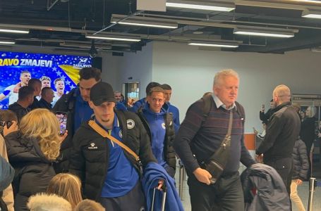 Zmajevi sletjeli na Aerodrom Sarajevo nakon važne pobjede protiv Velsa