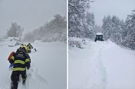 Snijeg zameo porodicu na Plitvicama, vatrogasci u akciji: "Kad smo čuli glas bebe..."