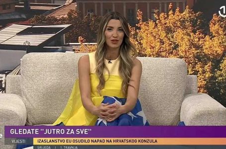 Voditeljica sa BHRT-a se jutros pojavila ovako obučena: A onda saopštila 1 detalj o zastavi