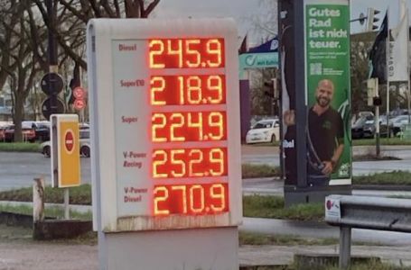 Cijena dizela u Njemačkoj skoro 5 KM po litru