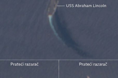 Svijet na nogama: Američki razarači i nosač aviona snimljeni samo 200 km od iranske obale