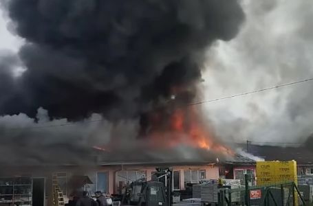 Veliki požar u Bugojnu, gori firma