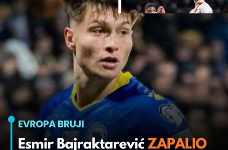 Esmir Bajraktarević zapalio Evropu: Nastup koji se ne viđa svaki dan