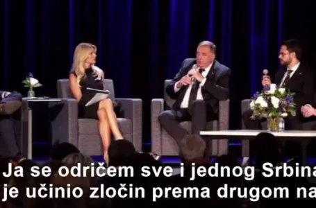 Dodik 'manji od makova zrna' u SAD-u: Pogledajte šta je rekao o Mladiću i Karadžiću (VIDEO)