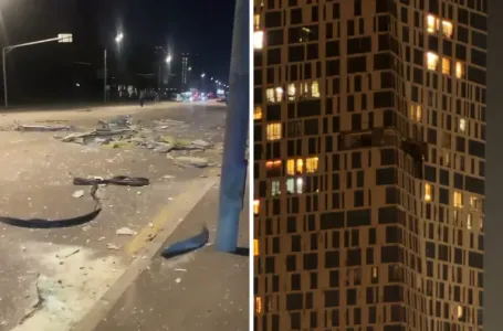 Dron pogodio luksuzni neboder u Moskvi