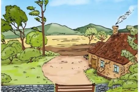Na ovoj optičkoj slici svi mogu pronaći kuću, ali samo oni s visokim IQ-om vide šta nije u redu