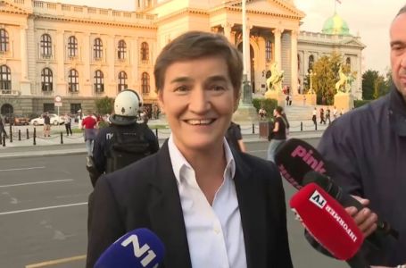 Evo šta je Ana Brnabić rekla o studentskom protestu na Slaviji