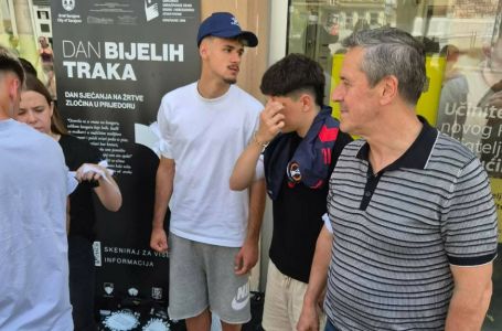 Bh. reprezentativac Kerim Alajbegović se pridružio obilježavanju Dana bijelih traka