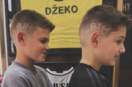 Mali Džeko oduševio navijače: Posebnom frizurom pokazao podršku Zmajevima