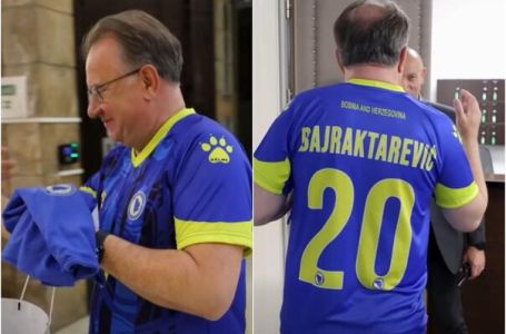 Premijer FBiH Nermin Nikšić na posao došao u dresu Bajraktarevića