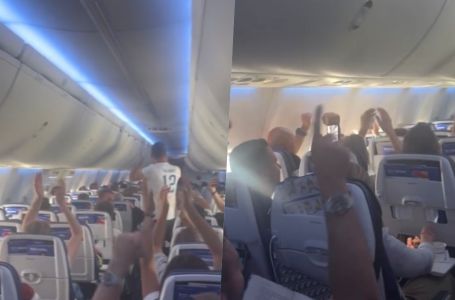 Zmajevi su napravili čudo: Pogledajte atmosferu na letu između Los Angelesa i Las Vegasa (VIDEO)