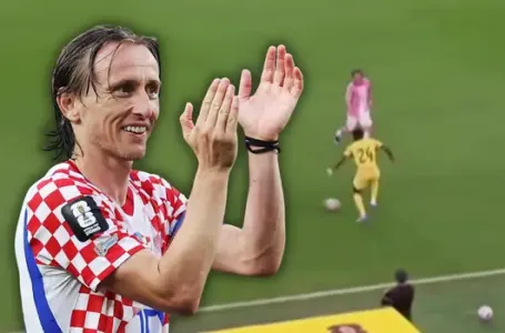 Na satu 96. minuta, a Luka Modrić igra lijevog beka. Pogledajte što je učinio Gancu