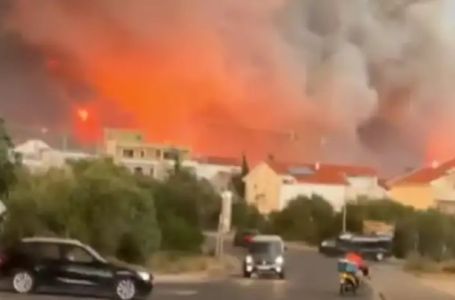 Veliki požar u regionu, vatra se približila kućama: Evo šta je uzrok požara
