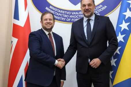 Konaković sa Doughtyjem: UK ostaje uz BiH, OHR i reforme na putu prema EU
