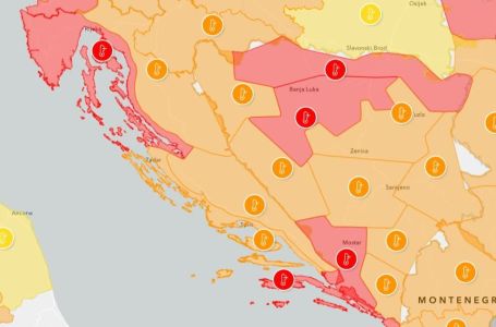 BiH sutra u crvenom: Meteorolozi izdali ozbiljno upozorenje