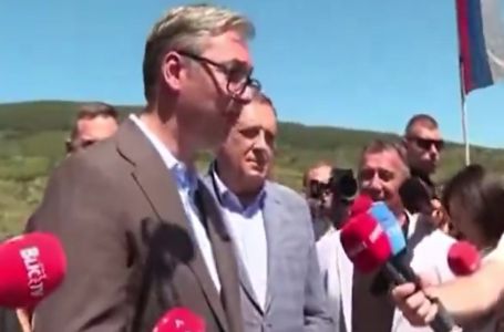 Dodikov blam pred kamerama: Hvalio Vučića, pa lupio neviđenu glupost, Aleksandar ga ispravljao...