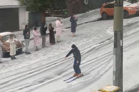 Nestvarno - dok se mi kuhamo na plus 40: Kod njih snijeg i mraz, građani skijali po ulicama...