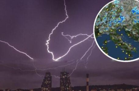 Strašno nevrijeme hrli ka Srbiji! Pljuskovi, grmljavina i olujni vjetar će pokositi ovaj dio