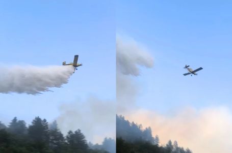 Dva Air Tractora gase požar u Konjicu, u subotu stiže i treći
