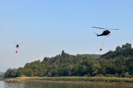 Helikopter OS BiH obustavio angažovanje na požarištu kod Jajca, nastavljen angažman u Konjicu