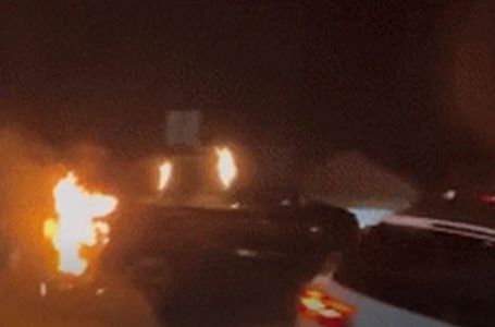 Strašni prizori iz užasa kod Omiša: Vozač bježao u zapaljenom autu (VIDEO)