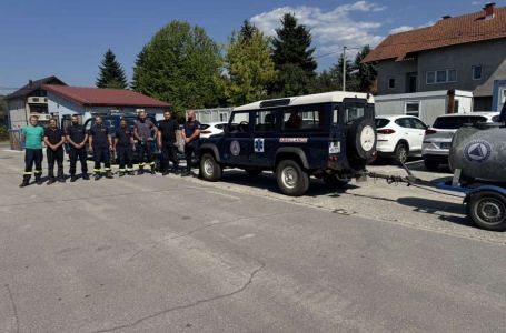 Konjic: Angažirana Federalna specijalizirana jedinica civilne zaštite za gašenje požara