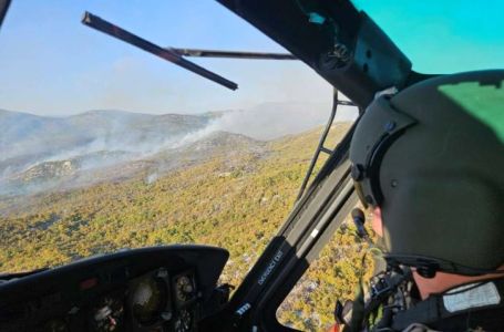 Oružane snage BiH nastavljaju zračnu borbu protiv požara na području Trebinja
