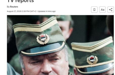 Evo kako su svjetski mediji objavili vijest o smrti krvnika Ratka Mladića