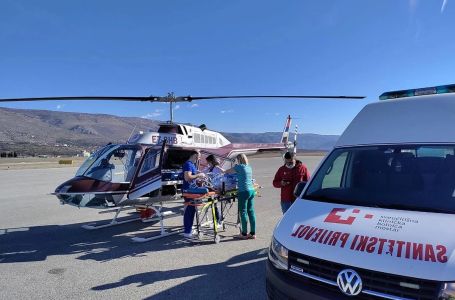 Dječak helikopterom hitno prevezen iz Banjaluke u Beograd