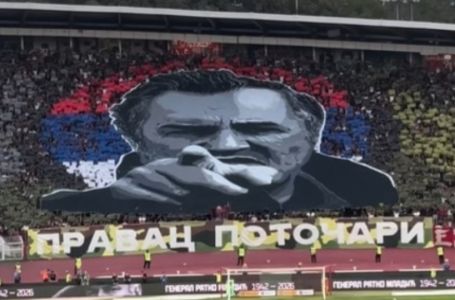 Fašizam u Beogradu ne prestaje: Crvena zvezda ponovo posvetila objavu zločincu Ratku Mladiću
