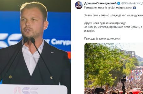 Monstruozna objava Draška Stanivukovića zgrozila sve: Evo šta je napisao nakon Mladićeve sahrane
