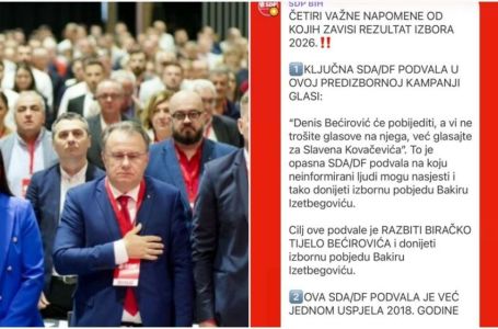 SDP dao instrukciju protiv Slavena Kovačevića: "Nije bitno ko je hrvatski član Predsjedništva BiH!"