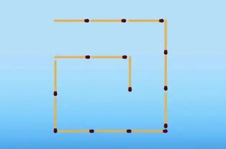 IQ test: Koje 2 šibice treba pomjeriti da dobijete dva kvadrata?