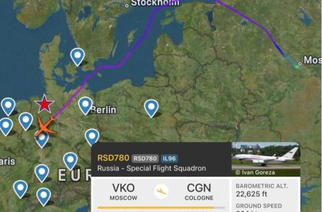 Avion ruske vlade sletio u Keln, Njemačka objasnila zašto