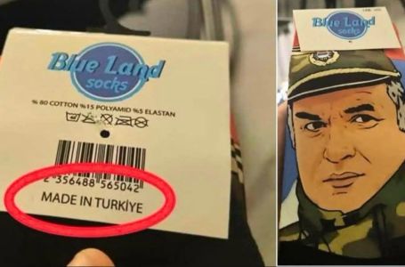 Lik ratnog zločinca Ratka Mladića na čarapama "Made in Türkiye": Turska pokrenula istragu