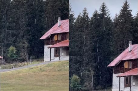 Šokantni kraj septembra: Snijeg iznenadio mještane i zabijelio planinu...