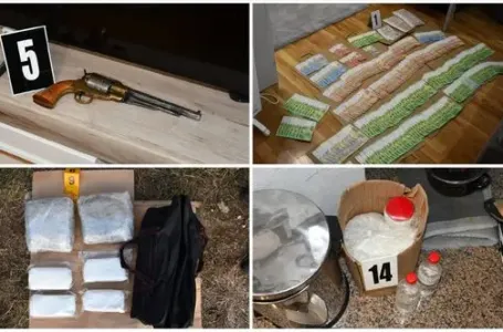 Šta je zaplijenjeno u akciji "Pantera": Oko 400 stabljika kanabisa, droga, oružje i 70.000 KM