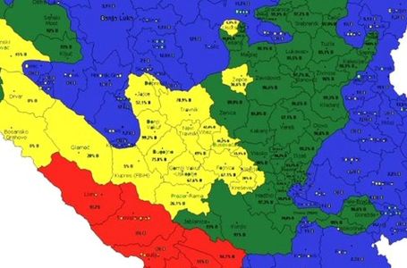 Procurila nova karta BiH: Ovo će tek izazvati tenzije, separatisti likuju...