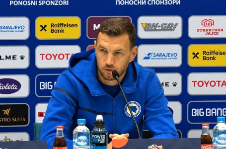 Emotivni Džeko upitan da li je kasno da promijeni odluku: Otkrio zašto baš protiv Švedske