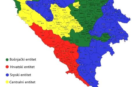 Procurila nova karta BiH: Virtualne mape separatističkih snaga u cilju podgrijavaju tenzija u BiH