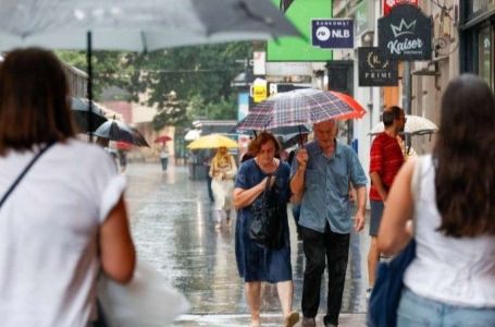 Promjena vremena donosi kišu, pljuskove i pad temperatura