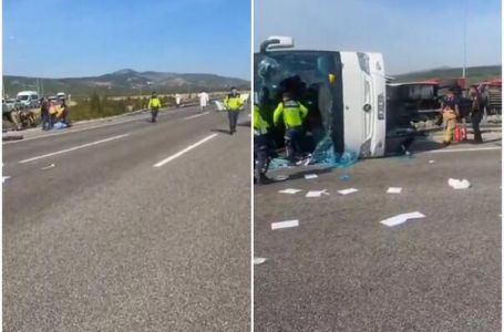 Autobus smrskan nakon sudara s kamionom, najmanje 11 mrtvih